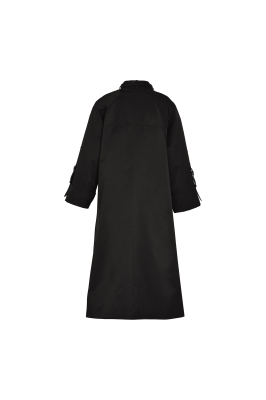 بارانی بلند با خرجکار چرم