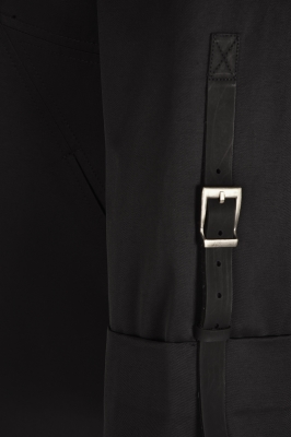 بارانی بلند با خرجکار چرم