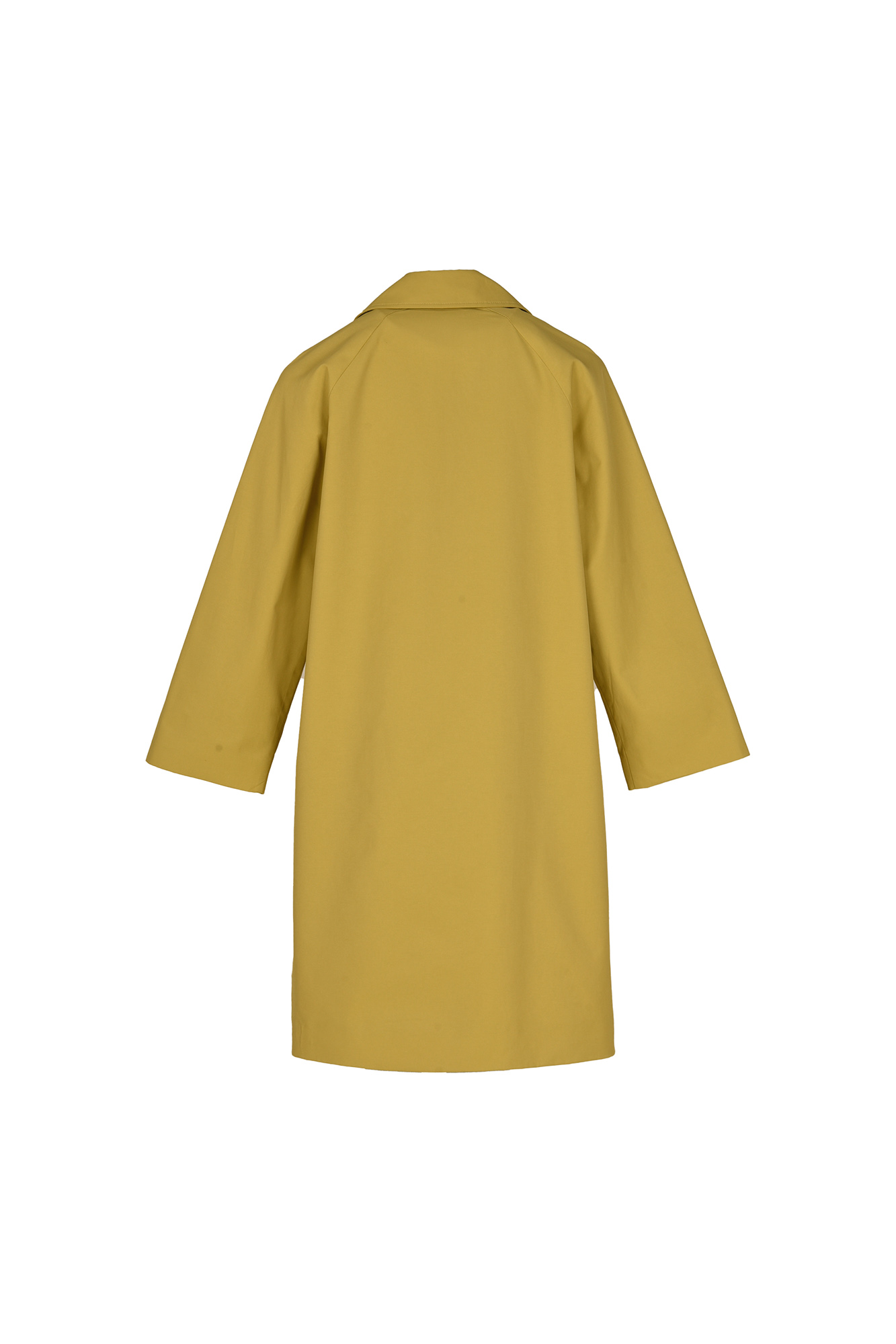 بارانی آستین رگلان جیب برش دار