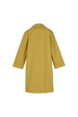 بارانی آستین رگلان جیب برش دار