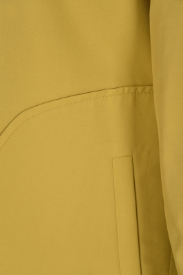 بارانی آستین رگلان جیب برش دار