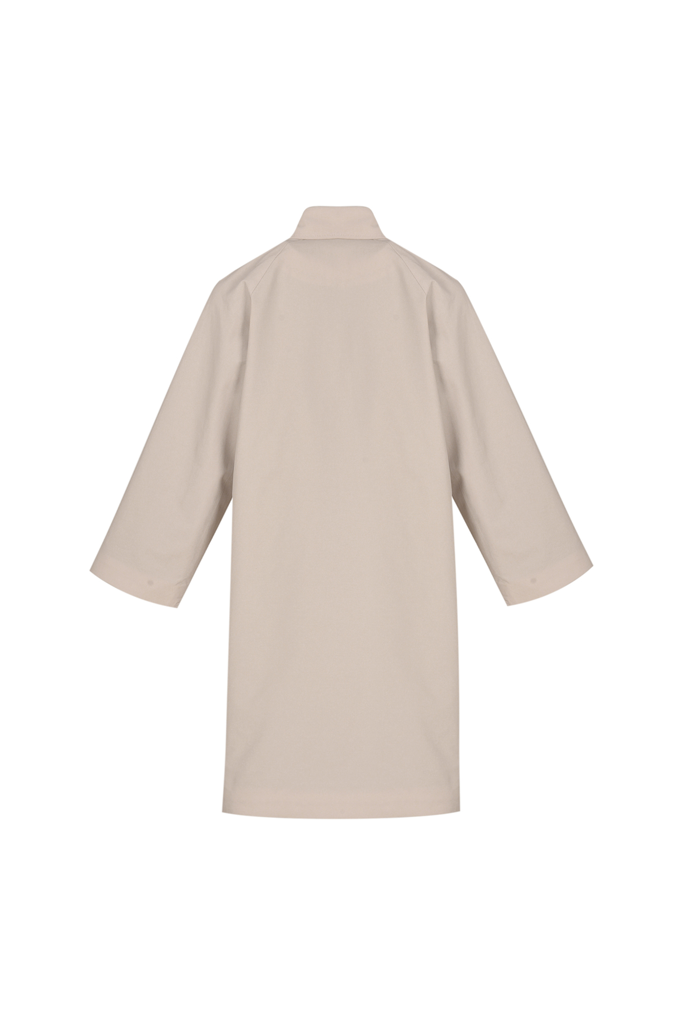 بارانی آستین رگلان جیب برش دار