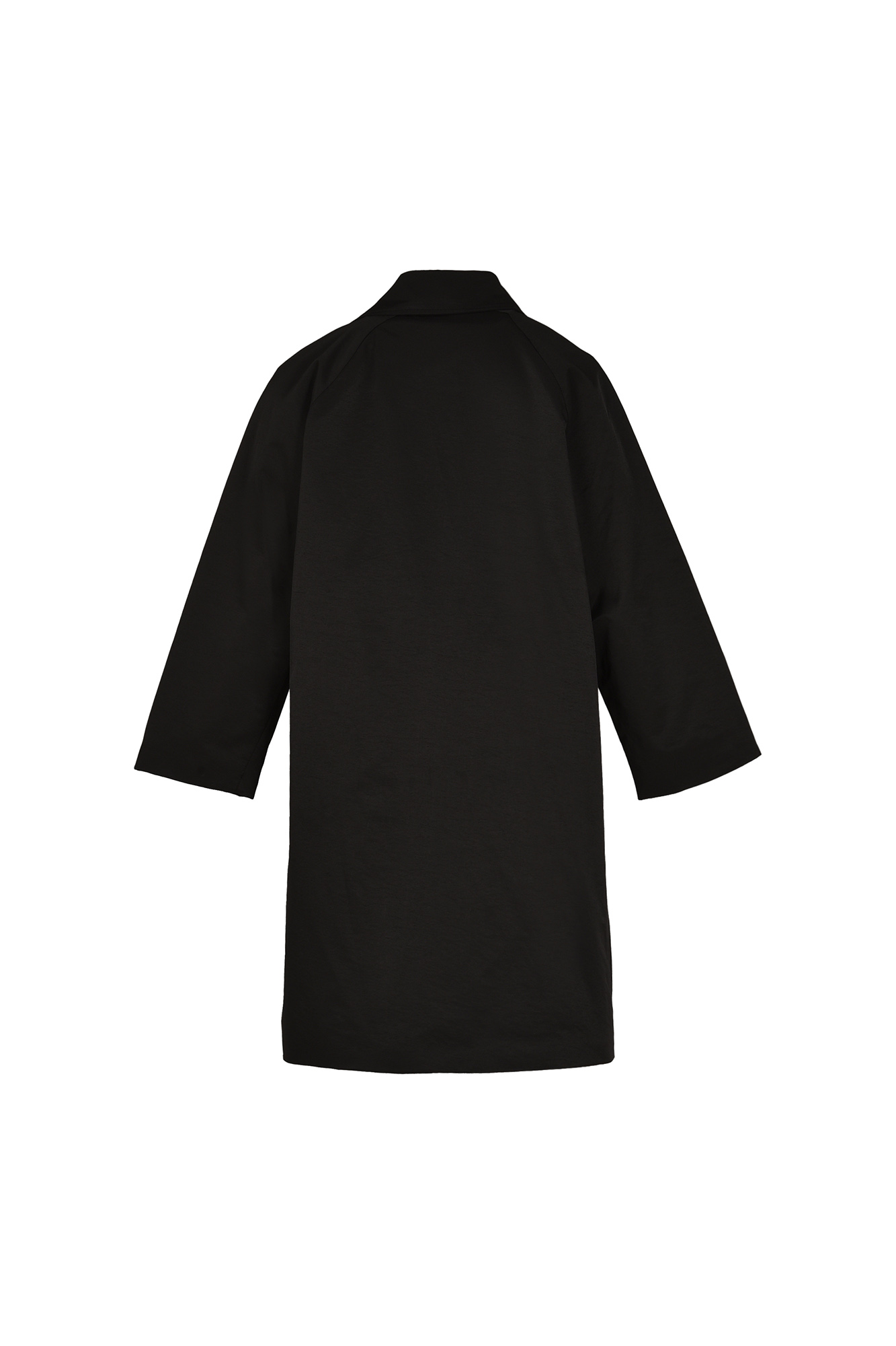 بارانی آستین رگلان جیب برش دار