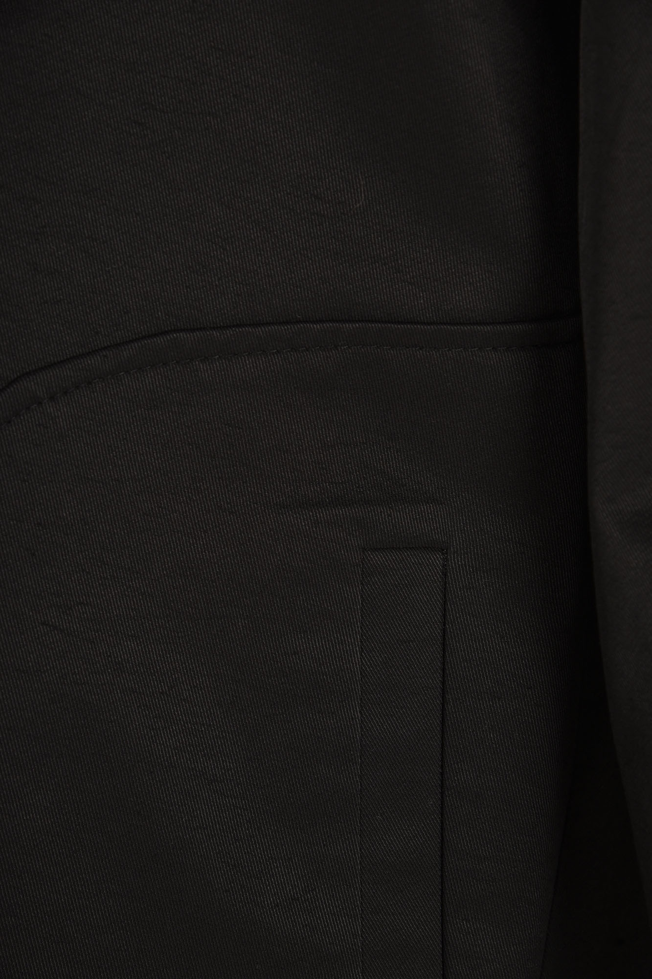 بارانی آستین رگلان جیب برش دار