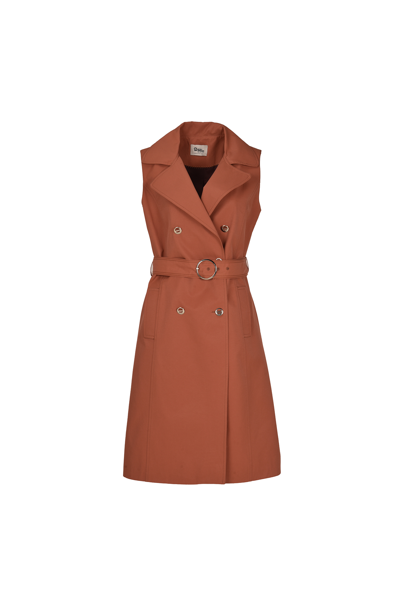 بارانی دو تکه کمربند دار