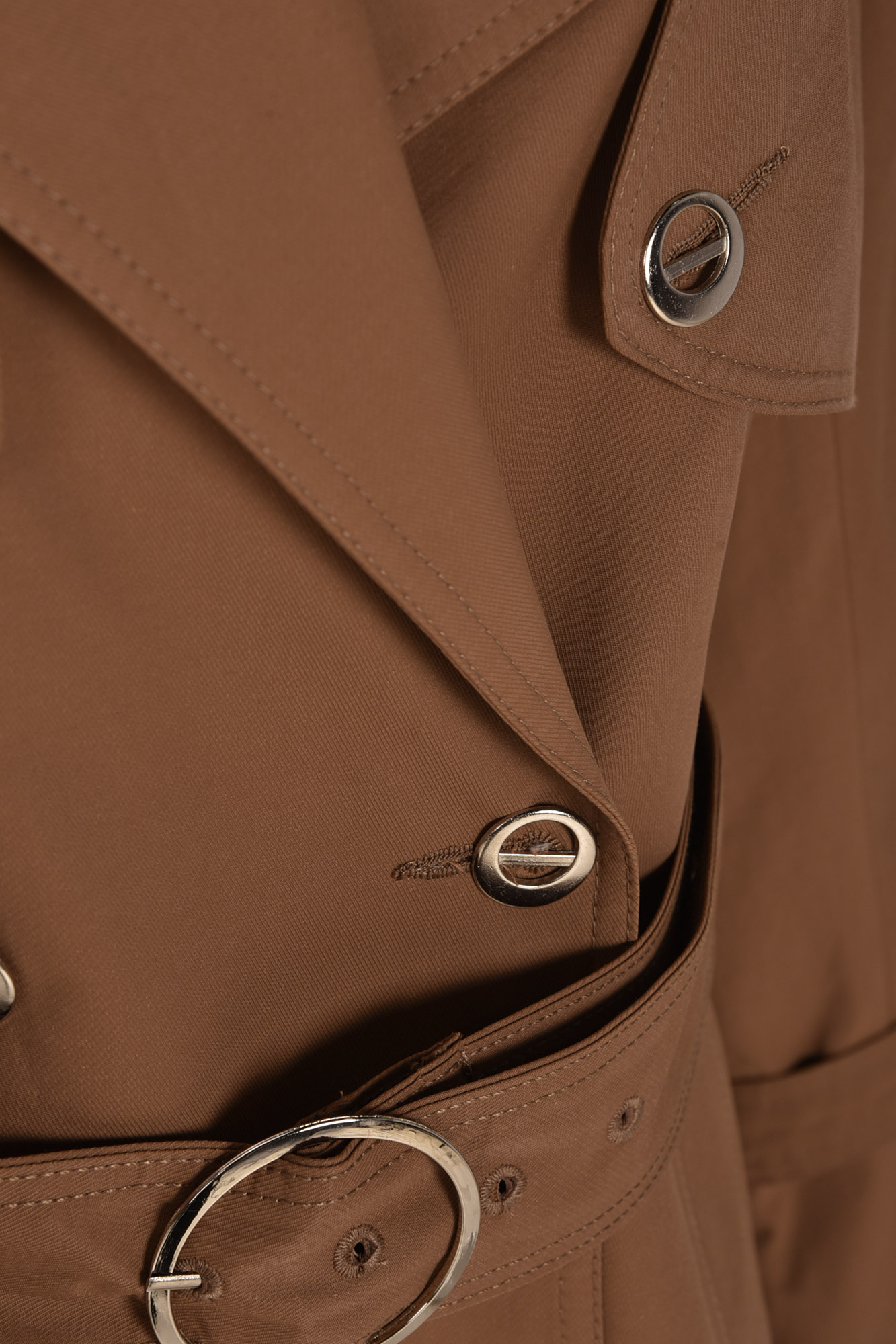 بارانی دو تکه کمربند دار