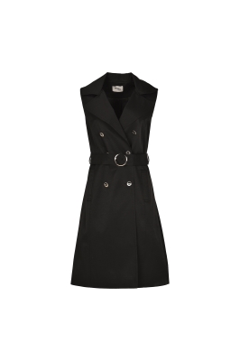 بارانی دو تکه کمربند دار