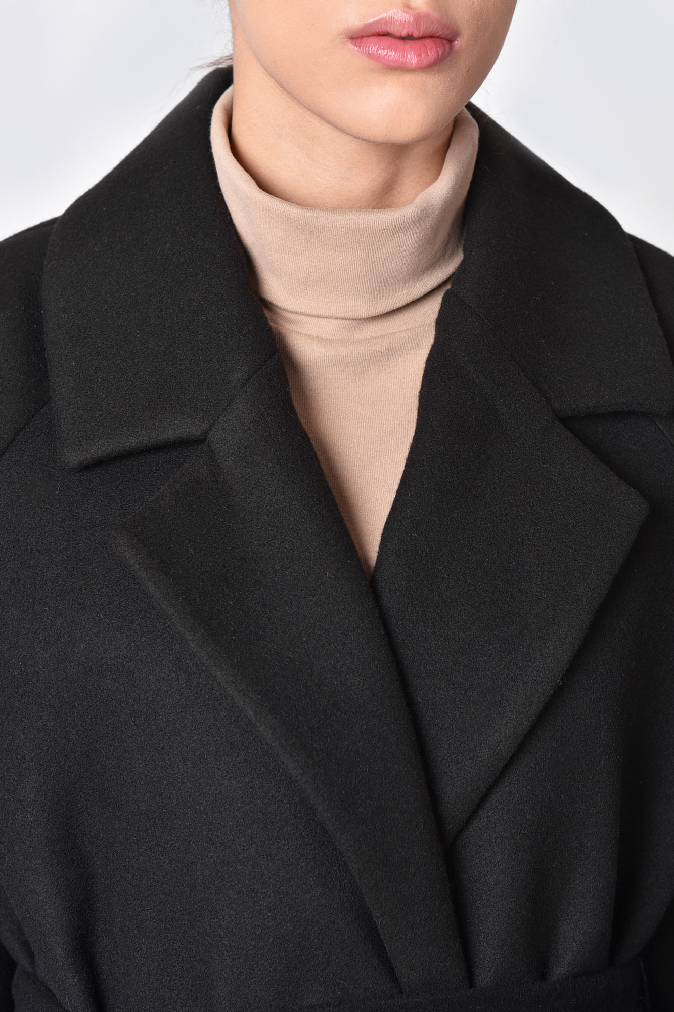 پالتو بلند یقه انگلیسی آستین رگلان