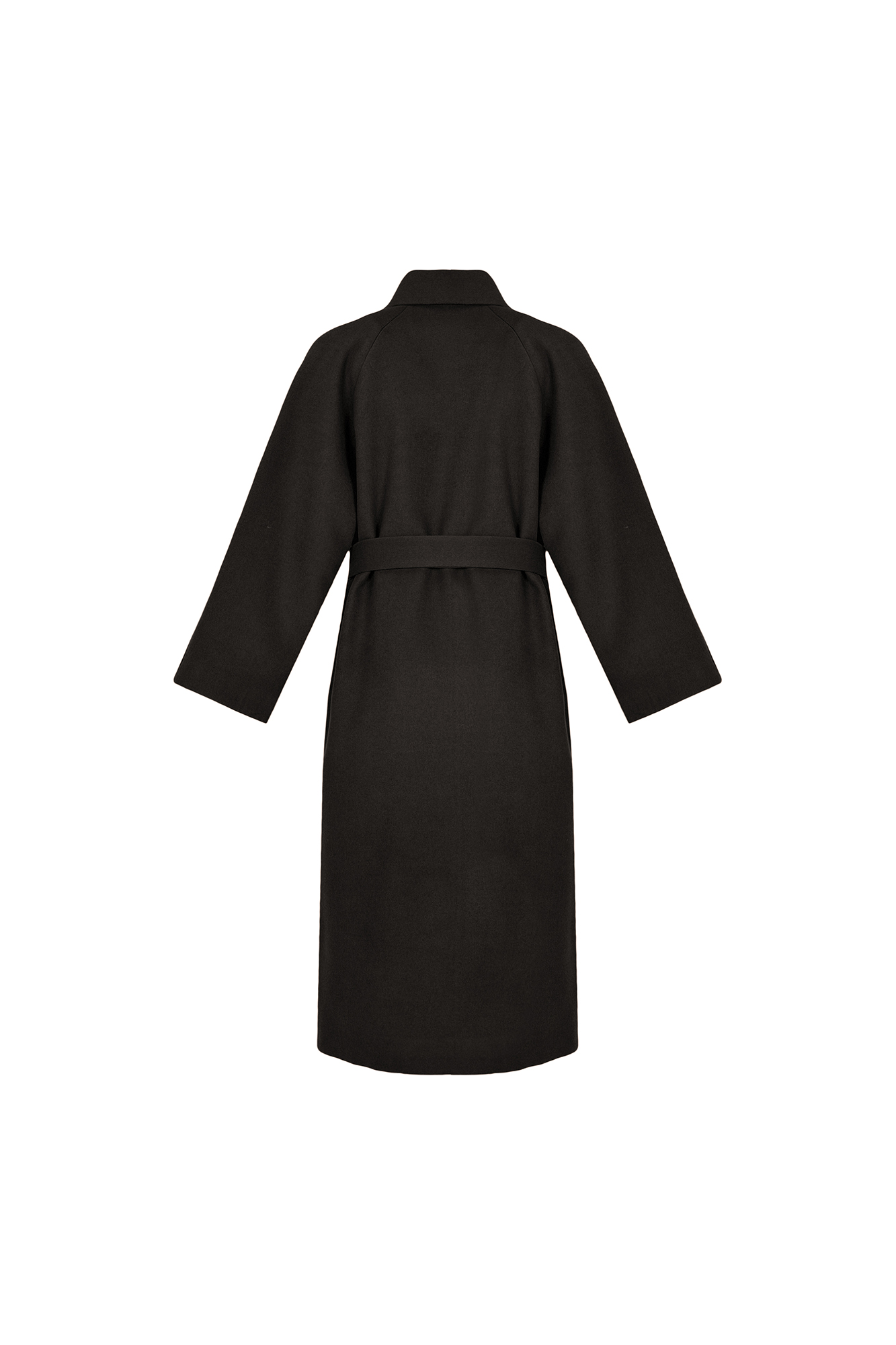 پالتو بلند یقه انگلیسی آستین رگلان