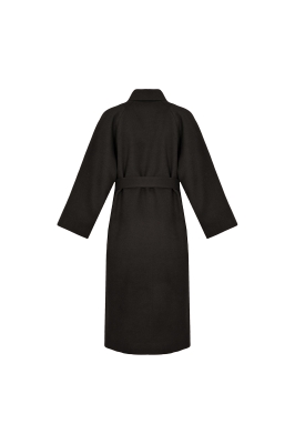 پالتو بلند یقه انگلیسی آستین رگلان