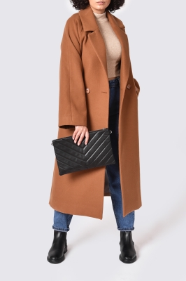 پالتو بلند یقه انگلیسی آستین رگلان