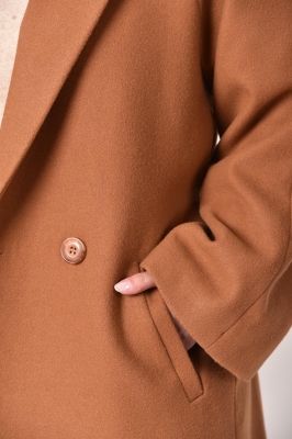 پالتو بلند یقه انگلیسی آستین رگلان