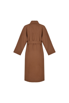 پالتو بلند یقه انگلیسی آستین رگلان