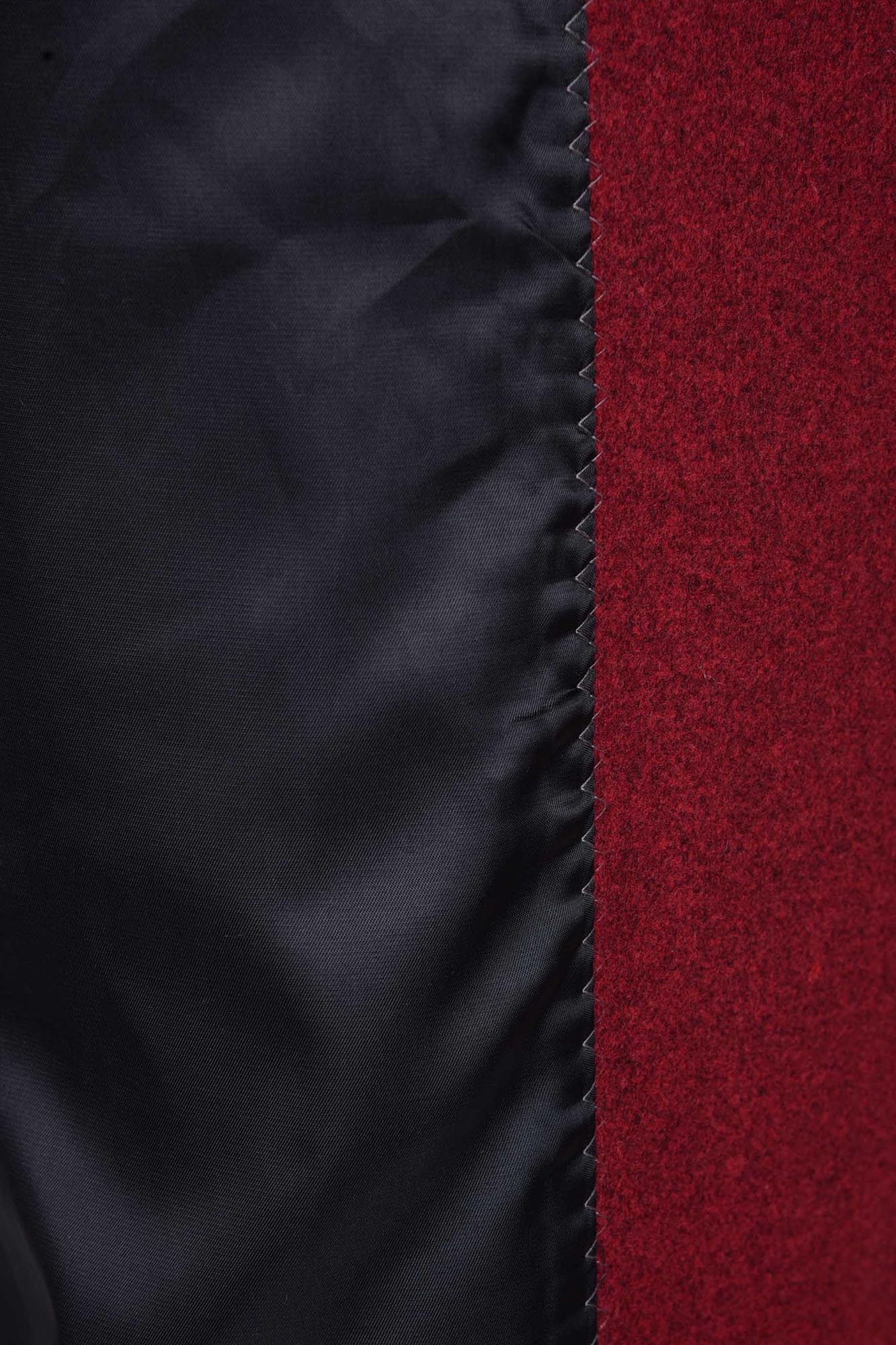 پالتو بلند یقه ایستاده با دوخت تزیینی