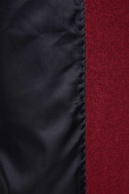 پالتو بلند یقه ایستاده با دوخت تزیینی