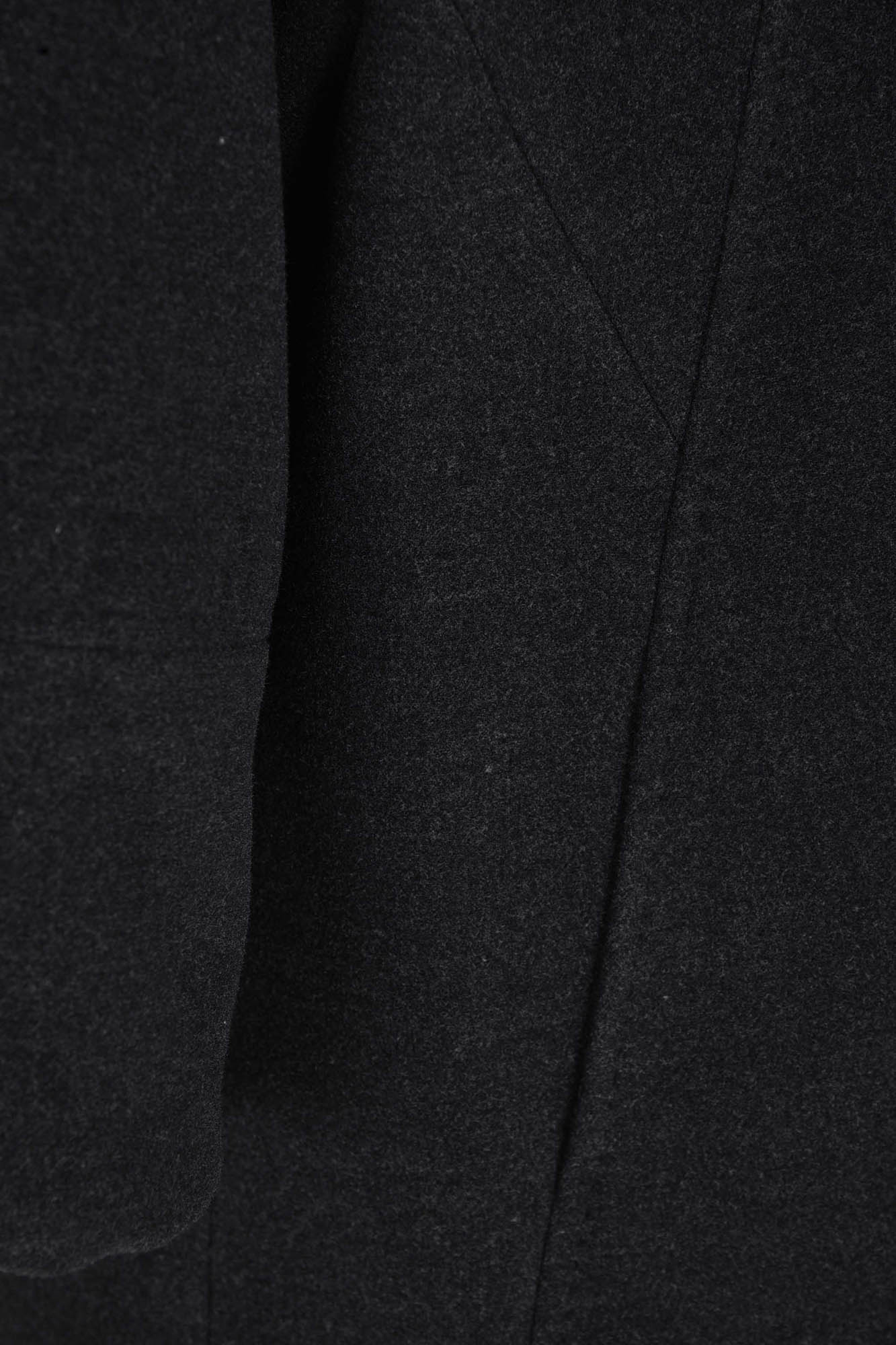 پالتو بلند آستین رگلان یقه گرد با دوخت تزیینی