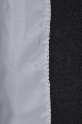 پالتو بلند آستین رگلان یقه گرد با دوخت تزیینی