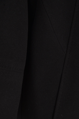 پالتو بلند آستین رگلان یقه گرد با دوخت تزیینی