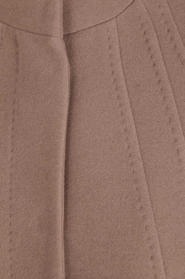 پالتو بلند یقه ایستاده با دوخت تزیینی