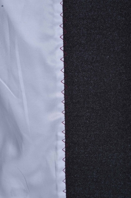 پالتو بلند یقه ایستاده با دوخت تزیینی