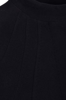 پالتو بلند یقه ایستاده با دوخت تزیینی