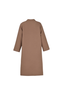 پالتو بلند یقه هفت تک دکمه