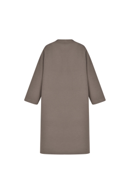 پالتو بلند یقه هفت تک دکمه