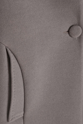 پالتو بلند یقه هفت تک دکمه