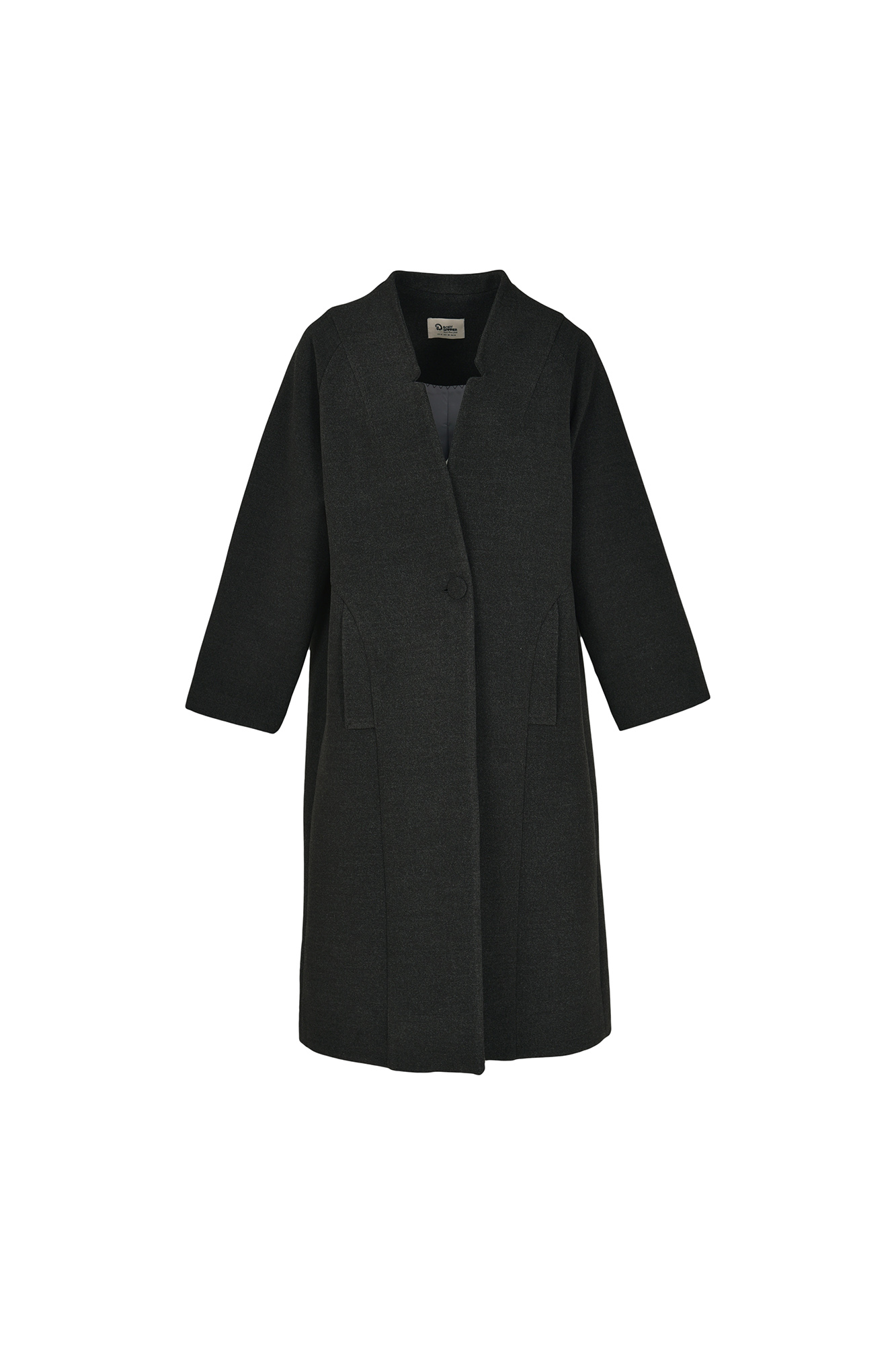 پالتو بلند یقه هفت تک دکمه