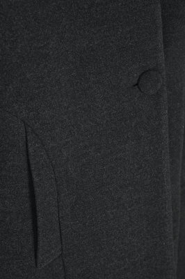 پالتو بلند یقه هفت تک دکمه