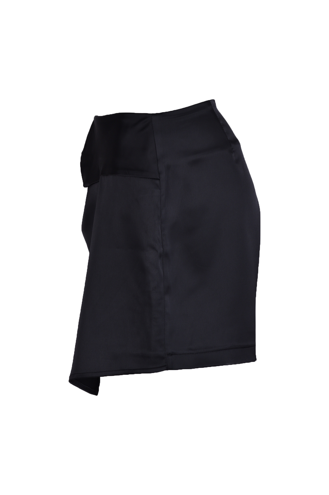 شلوارک اسکورت ساتن گره دار