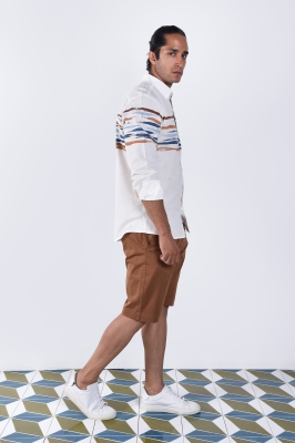 پیراهن آستین بلند چاپی