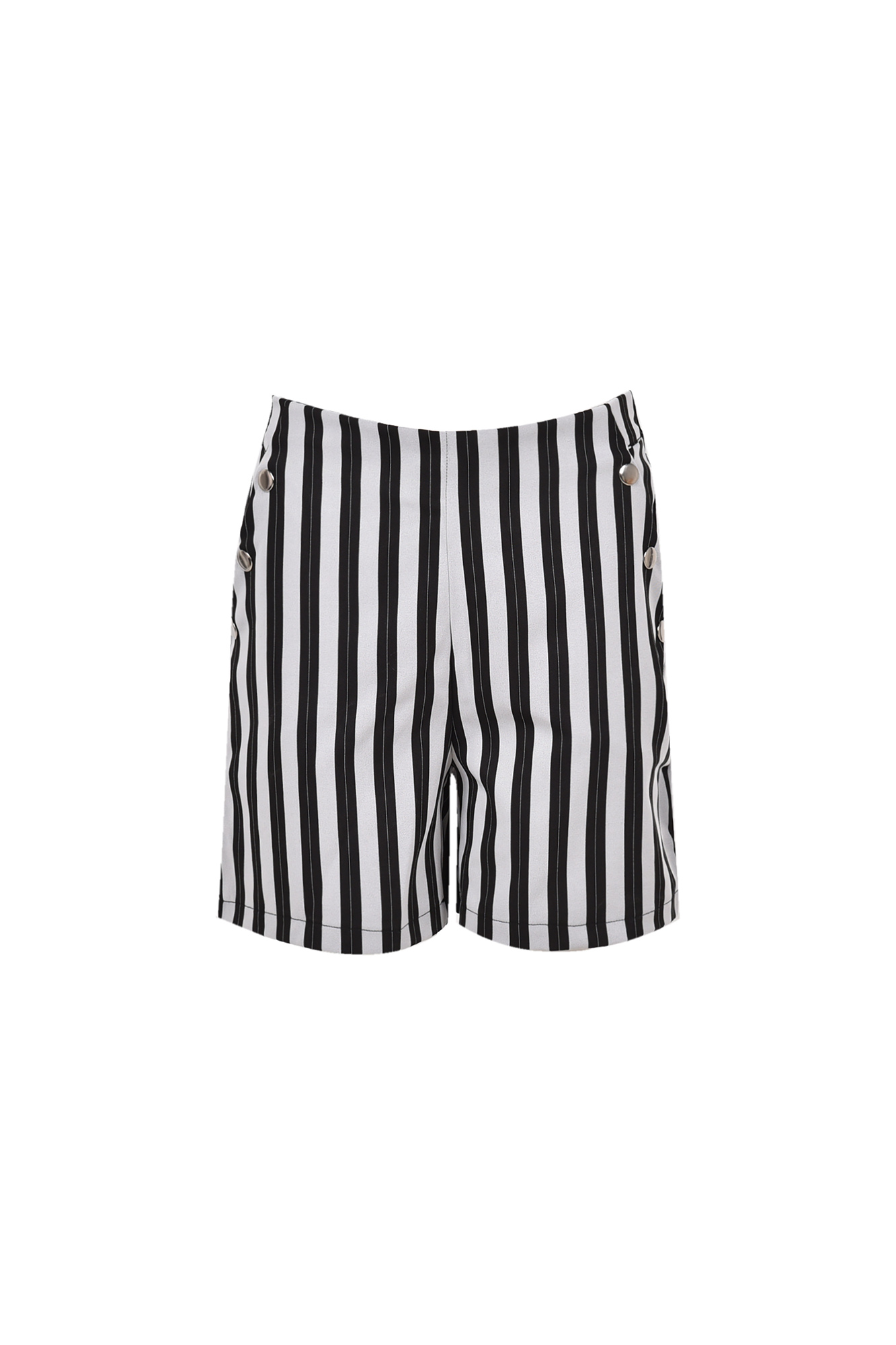 شلوارک دکمه دار راه راه