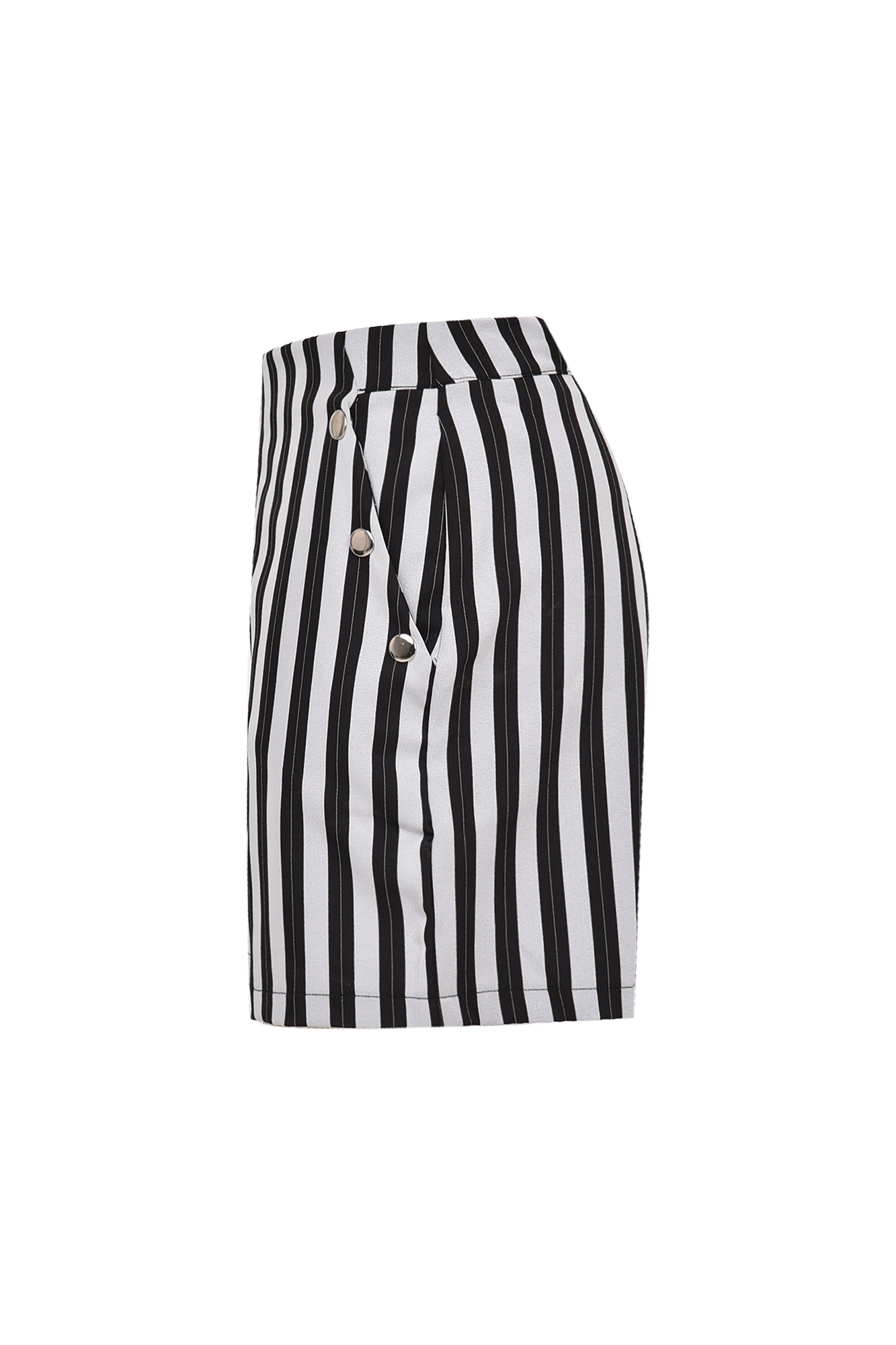 شلوارک دکمه دار راه راه