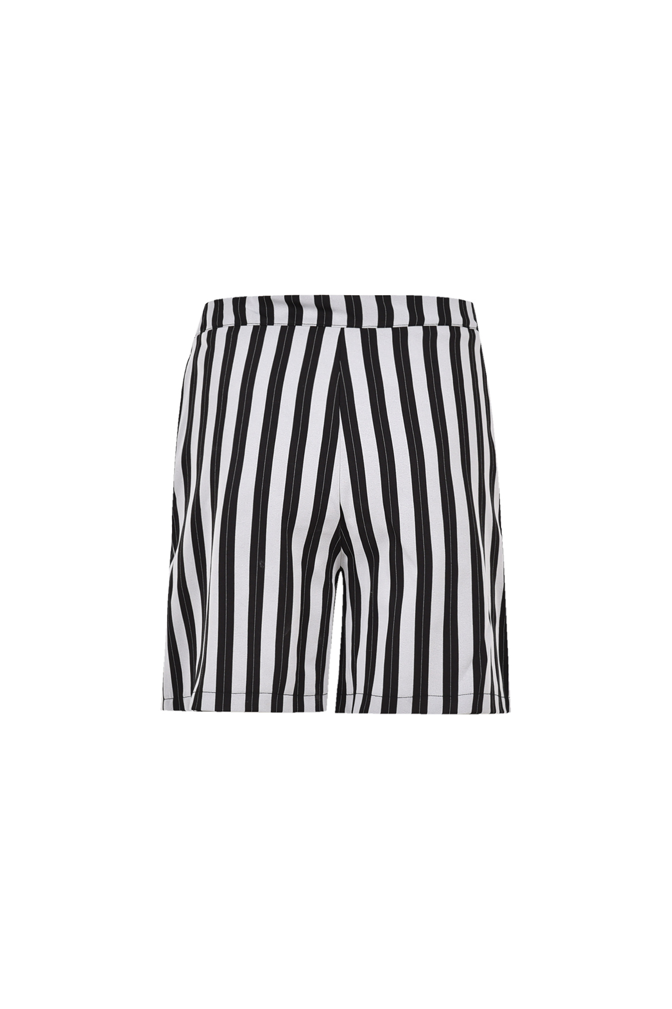 شلوارک دکمه دار راه راه