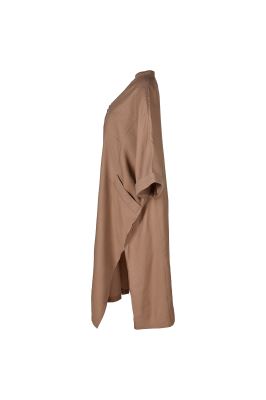 مانتو جلو بسته بلند پنبه دوزی