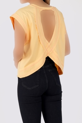 تاپ تیشرتی یکرو میکس با کش