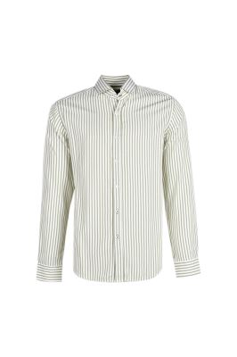 پیراهن آستین بلند اسلیم فیت راه راه