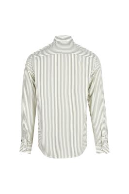 پیراهن آستین بلند اسلیم فیت راه راه