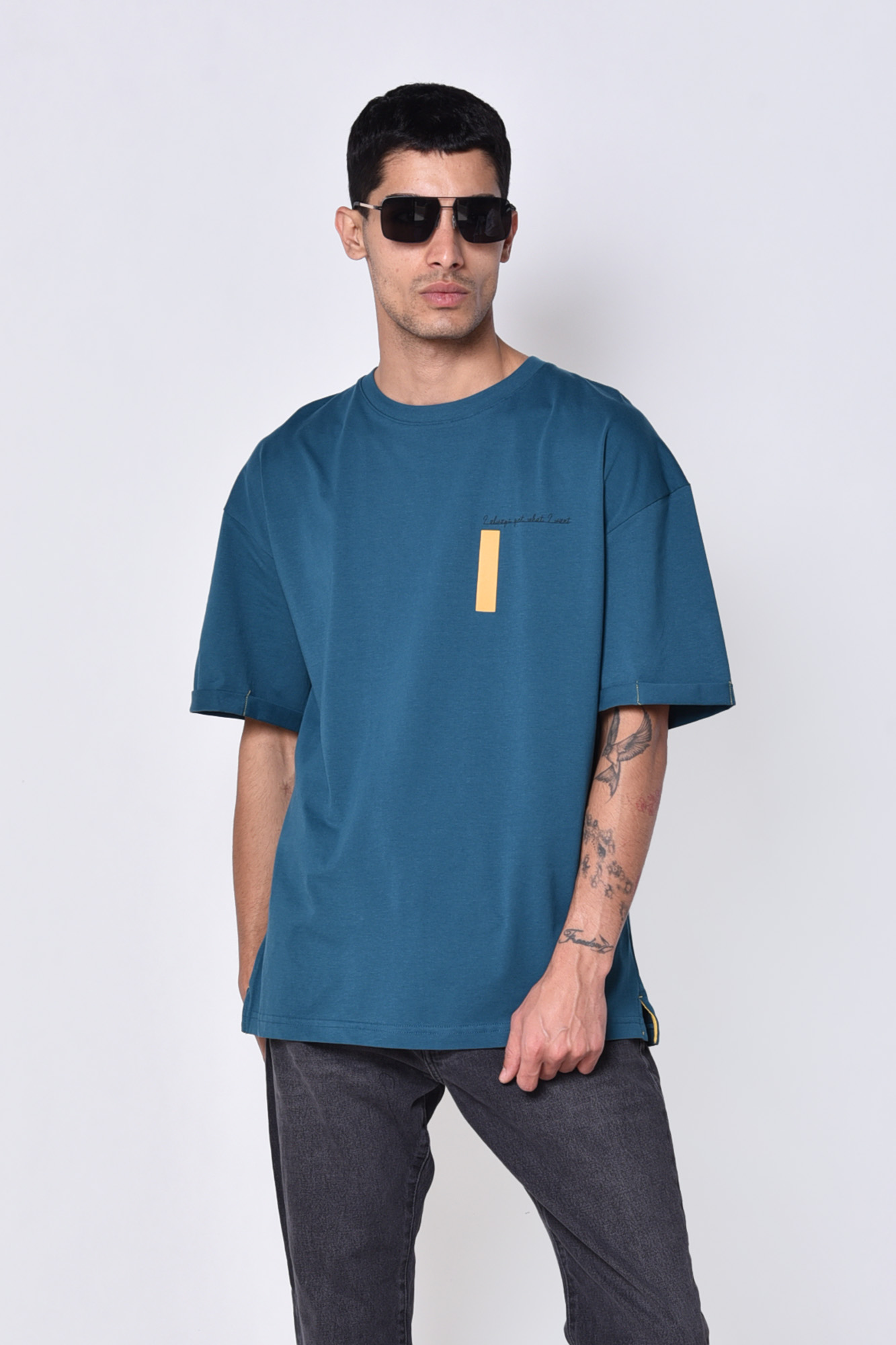 تیشرت آستین کوتاه چاپی