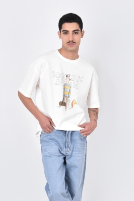 تیشرت آستین کوتاه چاپی