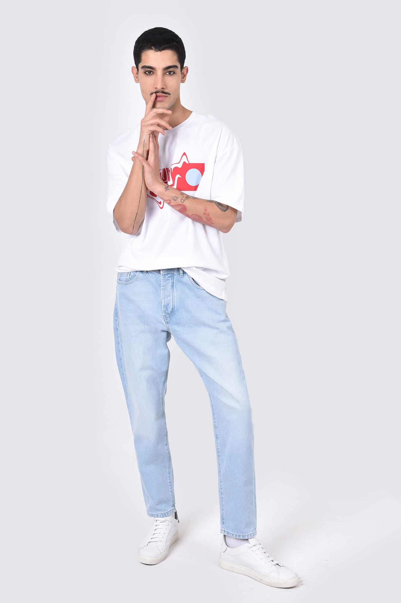 تیشرت آستین کوتاه جاپی