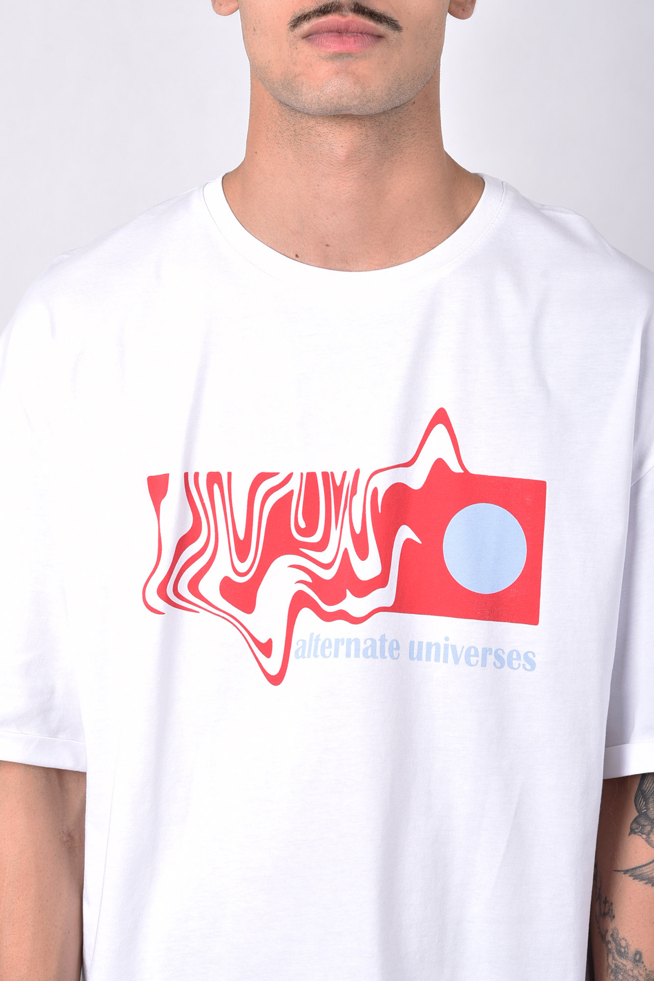 تیشرت آستین کوتاه جاپی