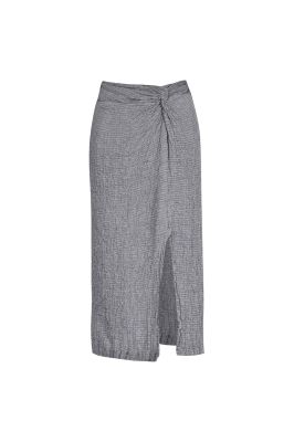 دامن گره ای چاک دار راه راه