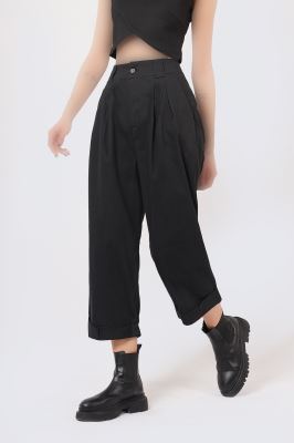 شلوار کتان پیلی دار