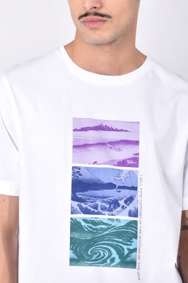 تیشرت  آستین کوتاه چاپی