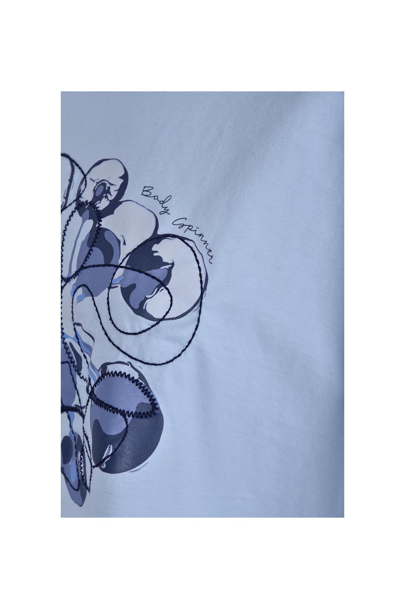 تیشرت آستین کوتاه کراپ چاپی