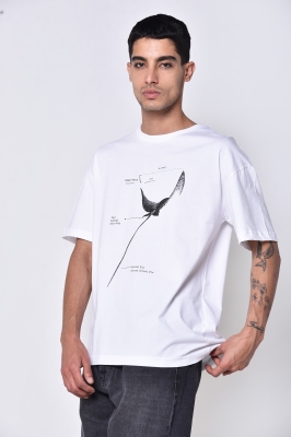 تیشرت آستین کوتاه چاپی