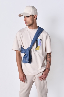 تیشرت آستین کوتاه چاپی