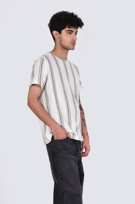 تیشرت آستین کوتاه راه راه